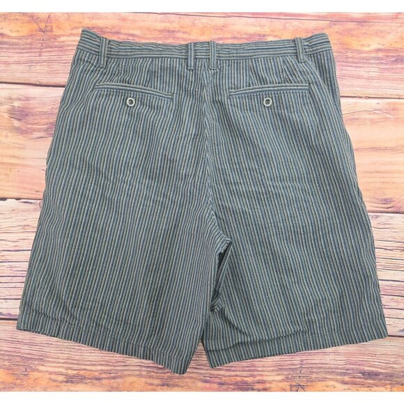 Tommy Bahama Mens Striped Cotton Shorts 35 - Picture 2 of 7